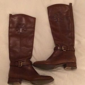 Tory Burch Brown Riding Boots